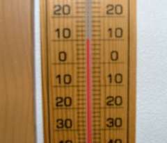 事務所の温度計